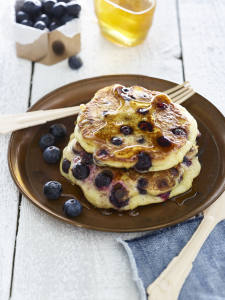 Luchtige blueberry pancakes