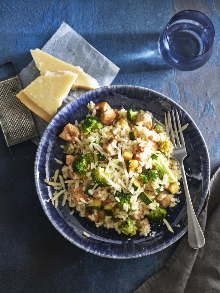 Italiaanse risotto met broccoli, courgette en champignons Project Gezond